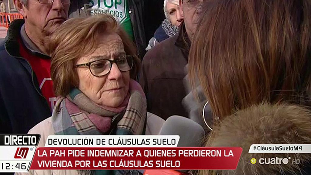 Caridad: "El banco me machacaba diciéndome que pidiera dinero a alguien"