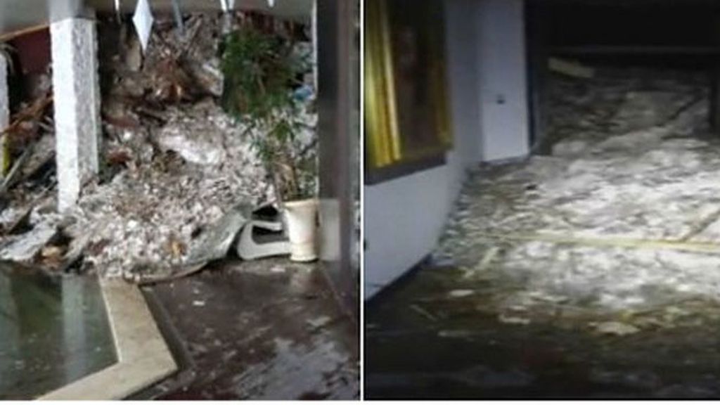 Las desoladoras imágenes del interior del hotel sepultado por el alud en Italia