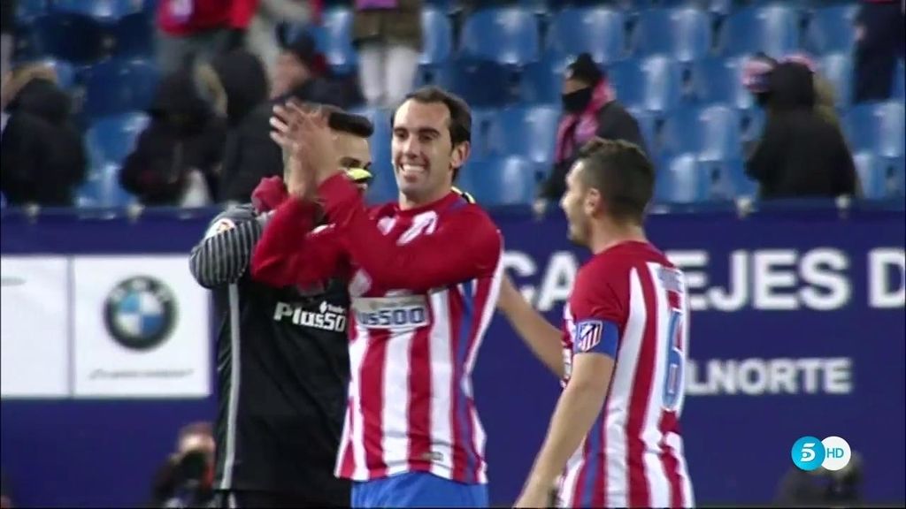 El Atlético gana al Eibar (3-0) pone un pie y medio en las semifinales de Copa