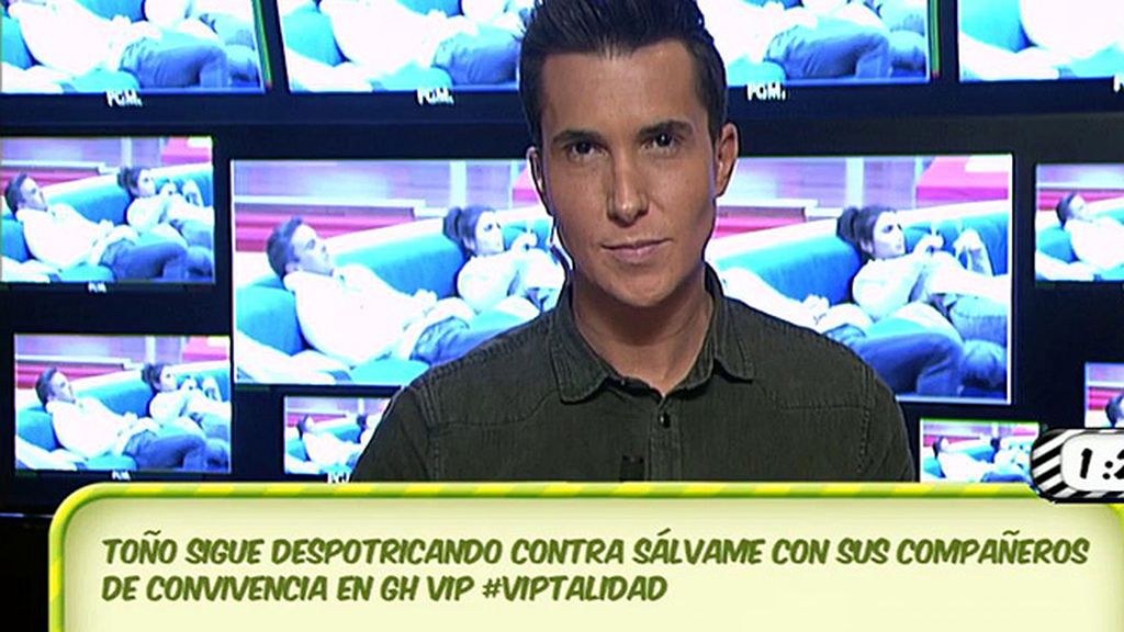 Toño arremete contra ‘Sálvame’ en ‘GH VIP’