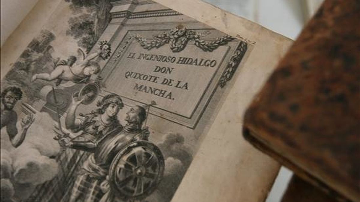 Imagen de una edición del Quijote de Cervantes. EFE/Archivo