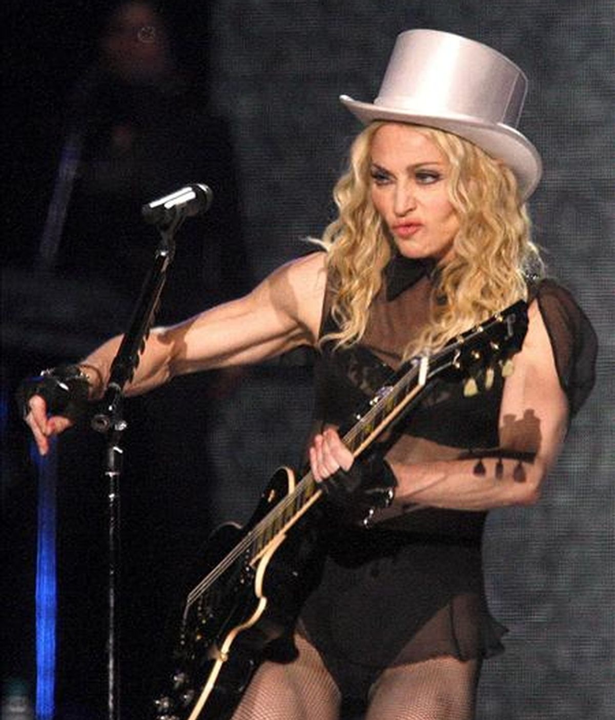La cantante estadounidense Madonna durante un concierto en Viena (Austria). EFE/Archivo