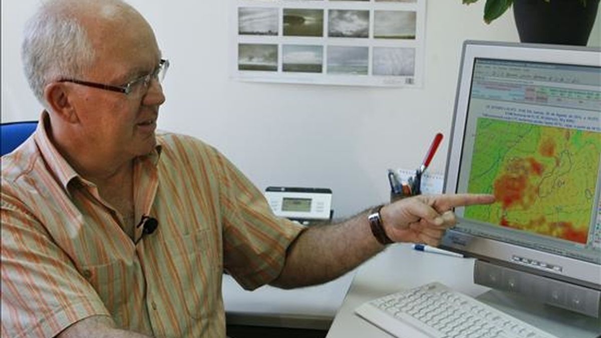 El portavoz y jefe de predicción de la Agencia Estatal de Meteorología (Aemet), Ángel Alcázar. EFE/Archivo
