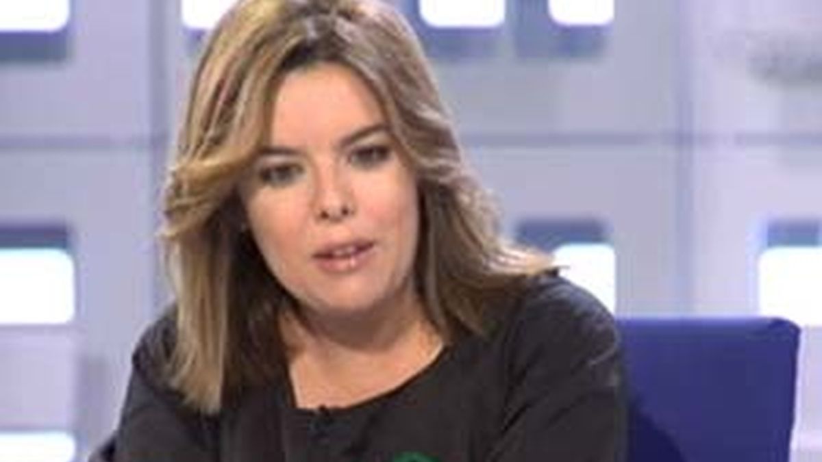 Soraya Sáenz de Santamaría, portavoz del PP en el Cogreso, en La Mirada Crítica.