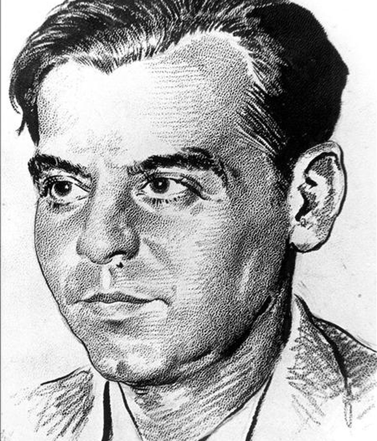 Retrato pintado del poeta Federico García Lorca. EFE/Archivo