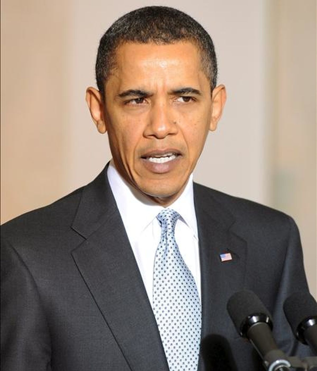 El presidente estadounidense, Barack Obama, hoy en la Casa Blanca en Washington. EFE