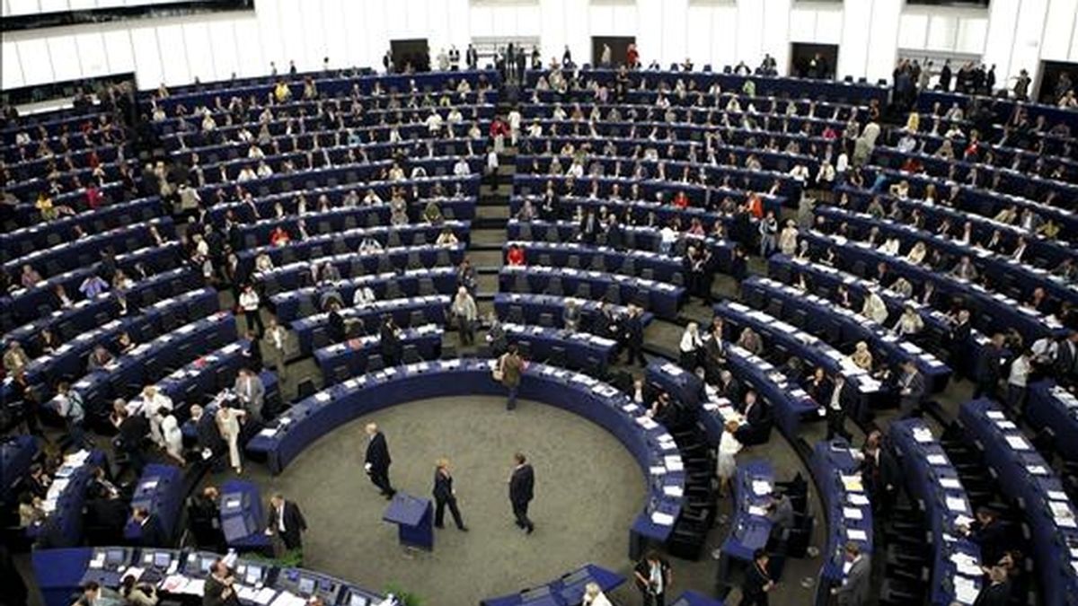 Vista del hemiciclo del Parlamento Europeo, en Estrasburgo (Francia). EFE/Archivo