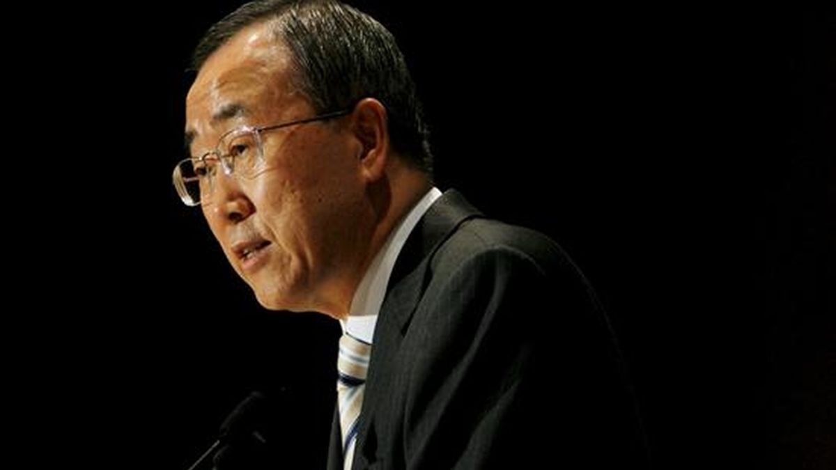 El secretario general de la ONU, Ban Ki-moon, indicó que "el abuso de las drogas se puede prevenir, tratar y controlar". EFE/Archivo