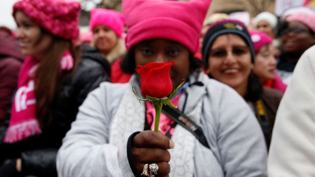 Más de medio millón de personas en la Marcha de Mujeres en Washington