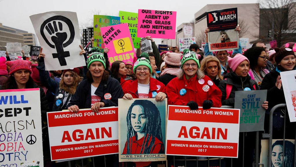 Más de medio millón de personas en la Marcha de Mujeres sobre Washington
