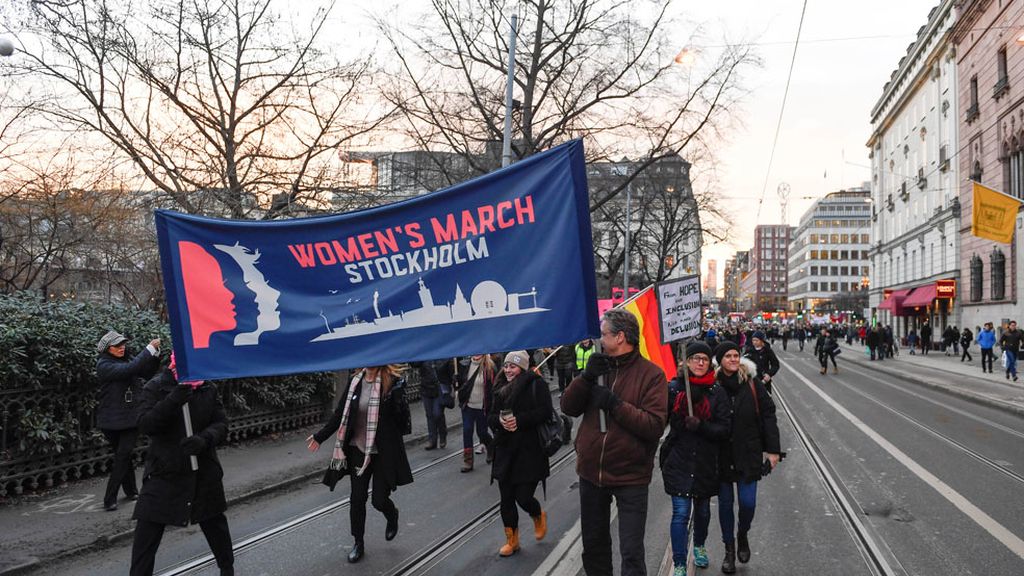 Marcha en Estocolmo, Suecia