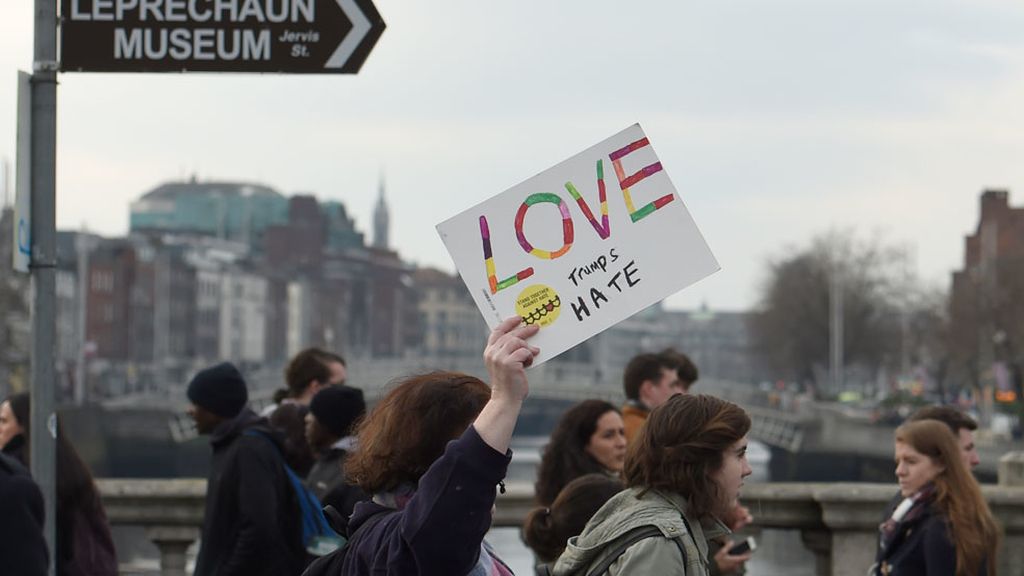 Marcha en Dublín, Irlanda