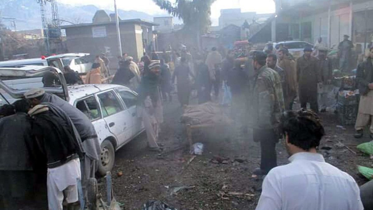 Explosión en el mercado de Parachinar, en Pakistán