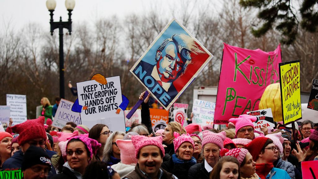 Más de medio millón de personas en la Marcha de Mujeres sobre Washington