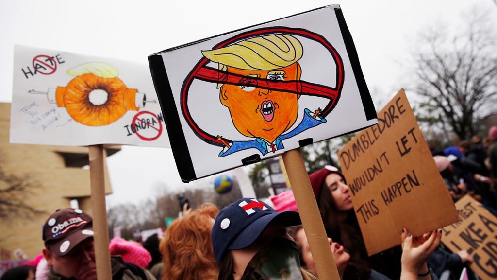 Más de medio millón de personas en la Marcha de Mujeres en Washington