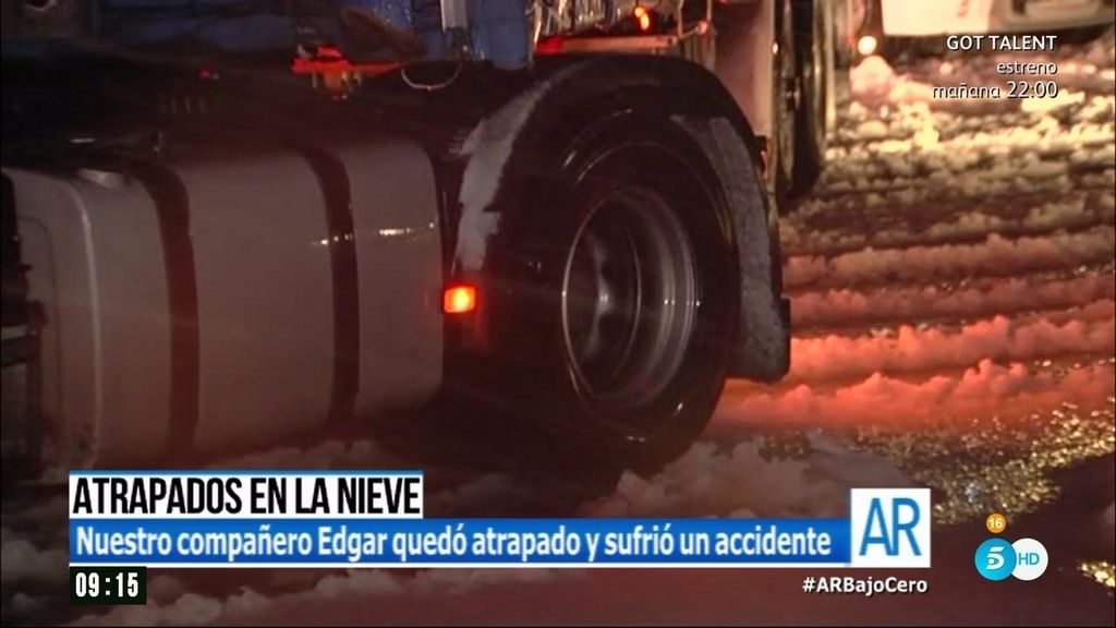 Nuestro compañero Edgar quedó atrapado y sufrió un accidente