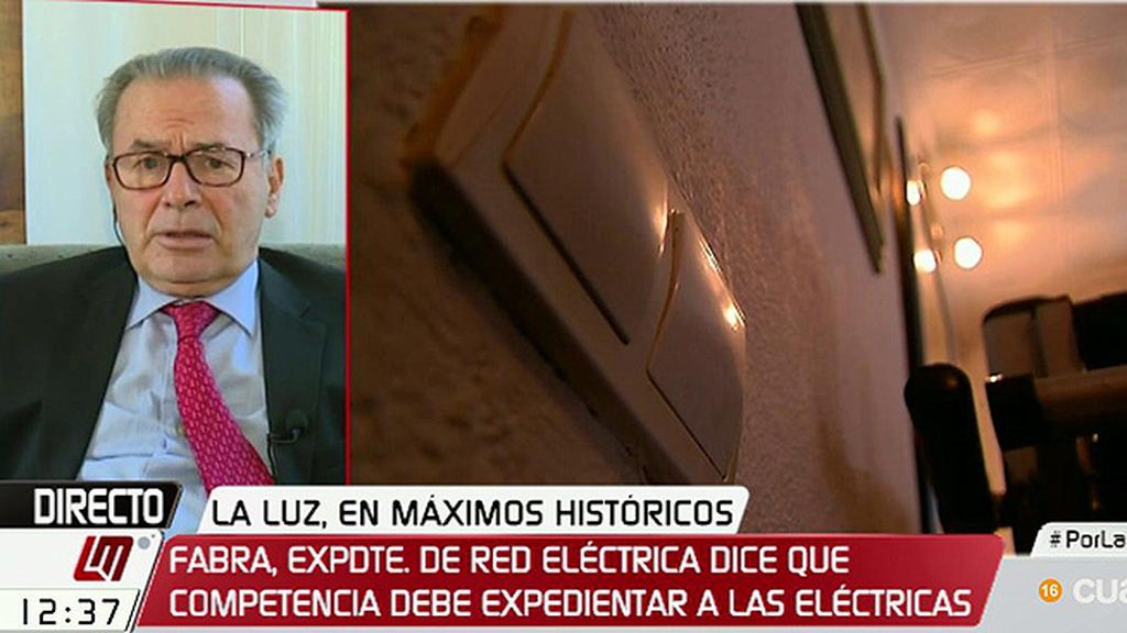 J. Fabra, expresidente de Red Eléctrica Española: “Tiene que revisarse profundamente la regulación del mercado”