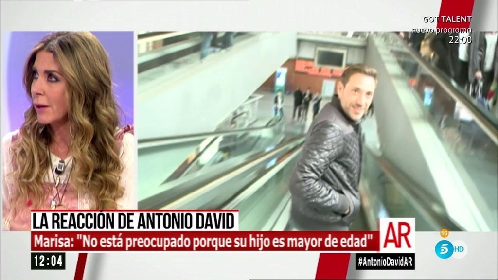 Martín Blázquez: "Antonio David ha hablado con un abogado y está muy tranquilo"