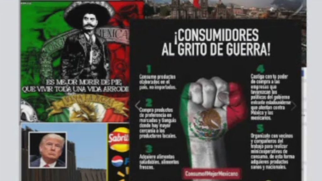México apuesta por el consumo de los productos nacionales para boicotear a Trump