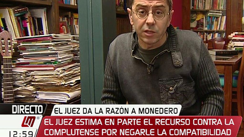 Juan Carlos Monedero: “Al final, el 100% de los juicios se van ganando”