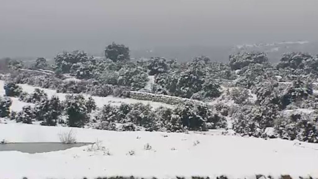 Hasta 20 centímetros de nieve en algunos puntos de la sierra de Madrid