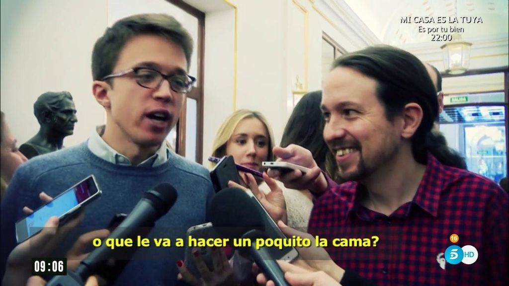 Así fue la entrada “natural” de Iglesias y Errejón en el Congreso