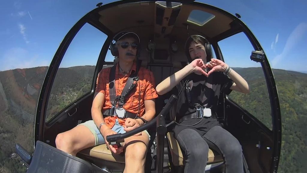 Paloma alucina al ver la Ribeira Sacra desde las alturas: “¡Qué pasada!”