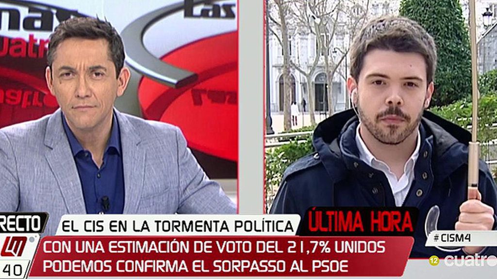 Nacho Corredor valora los datos del CIS: "En verano, Podemos no estaba por encima del PSOE y hoy se está consolidado"