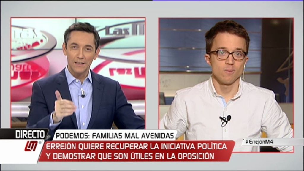 Errejón asegura que Pablo Iglesias debe ser Secretario General