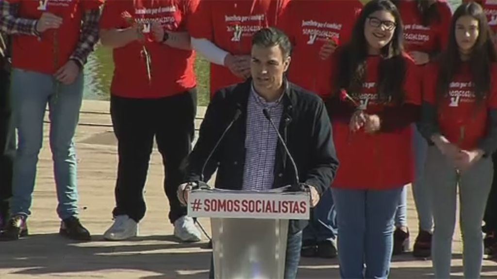 Sánchez: “Estoy convencido de que vamos a recuperar al PSOE”