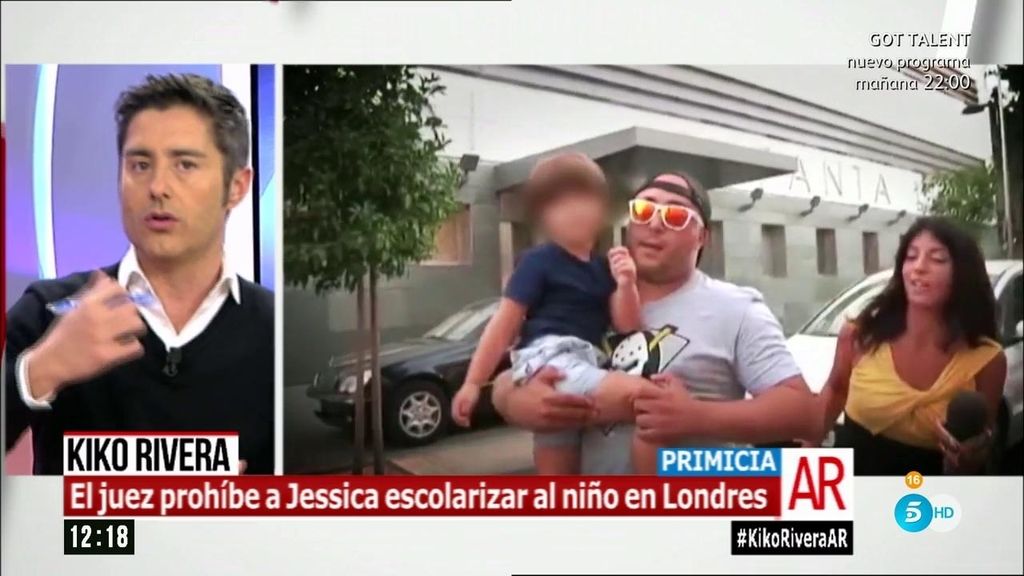 El juez prohibe a Jessica Bueno escolarizar a su hijo en Londres