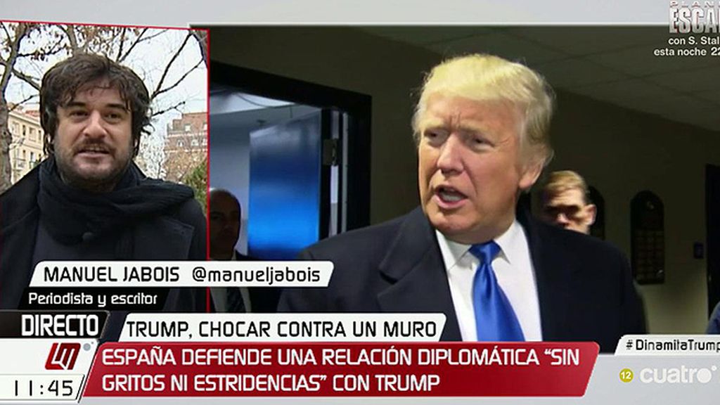 Manuel Jabois, sobre Trump: “Las señales son bastante tenebrosas”