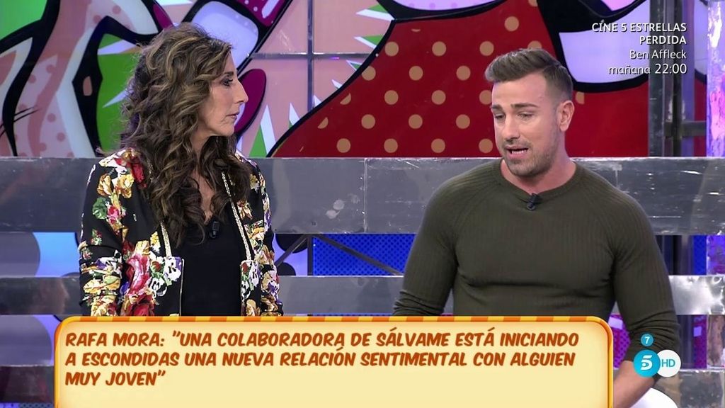 Rafa Mora: “Una colaboradora está iniciando una relación con alguien menor que ella”
