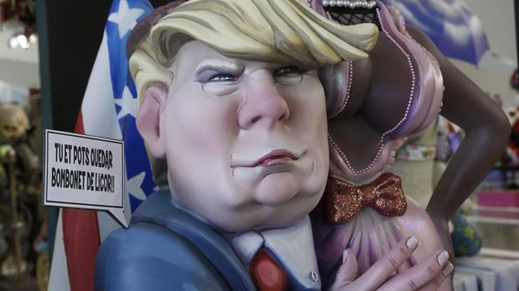 Donald Trump, protagonista de los ninots de las Fallas de este año