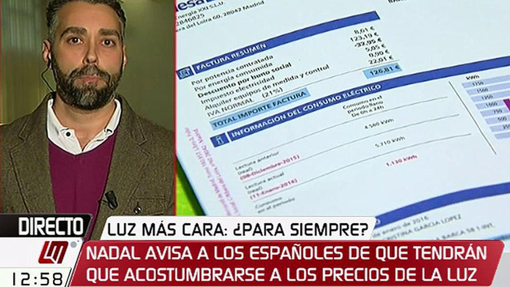 Rubén Sánchez (Facua), sobre las eléctricas: “La solución no es decir les hemos pillado, sino un cambio radical en el sector”