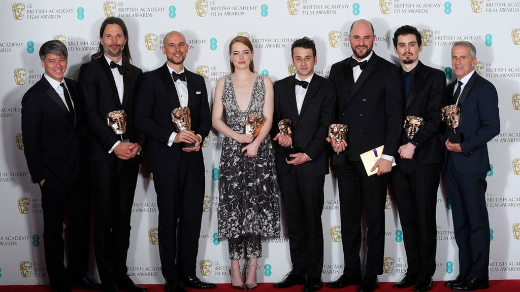 Premios Bafta 2017: 'La La Land', triunfadora de la noche con cinco premios