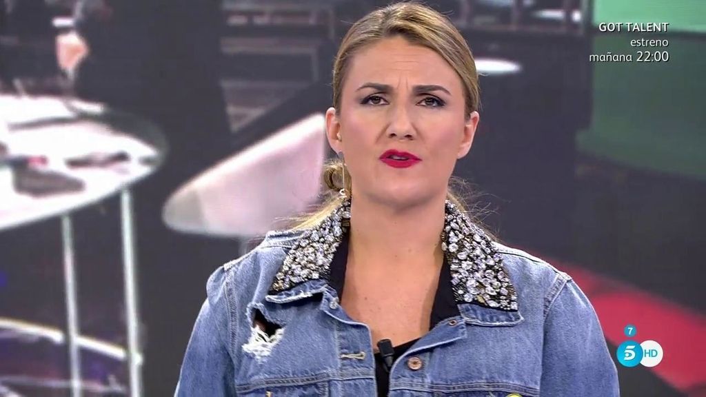 Carlota Corredera, a Toño: “Respeta a los presentadores”