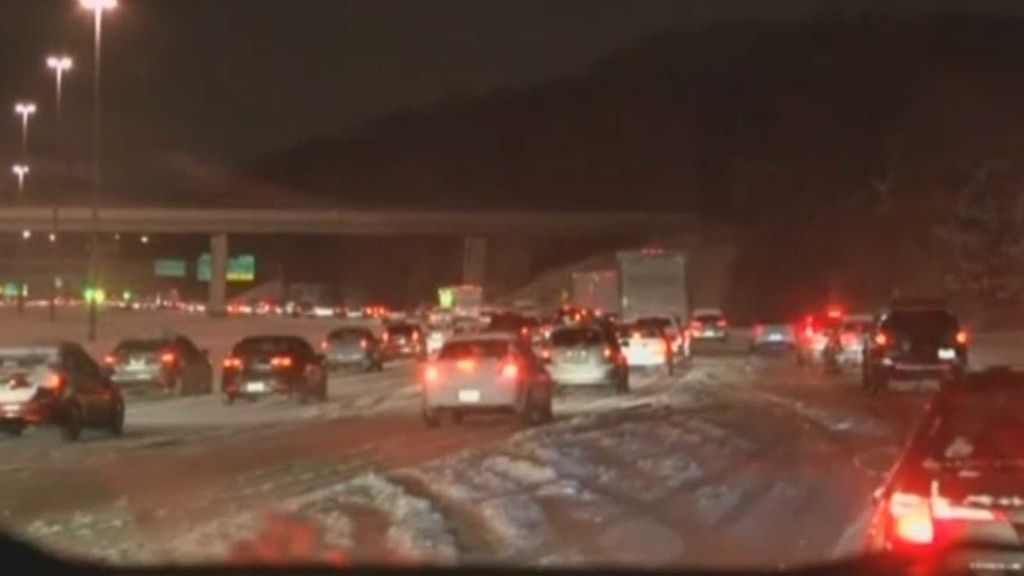 Caos en las carreteras de Ohio