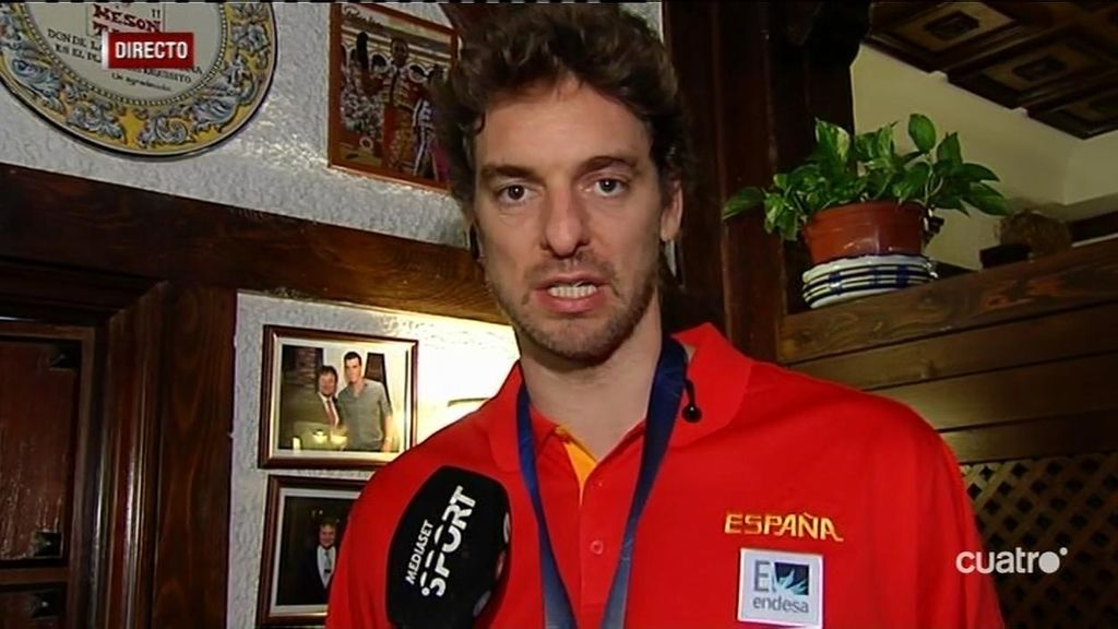 Pau Gasol: "Si no hacemos todos nuestro trabajo, la victoria es imposible"