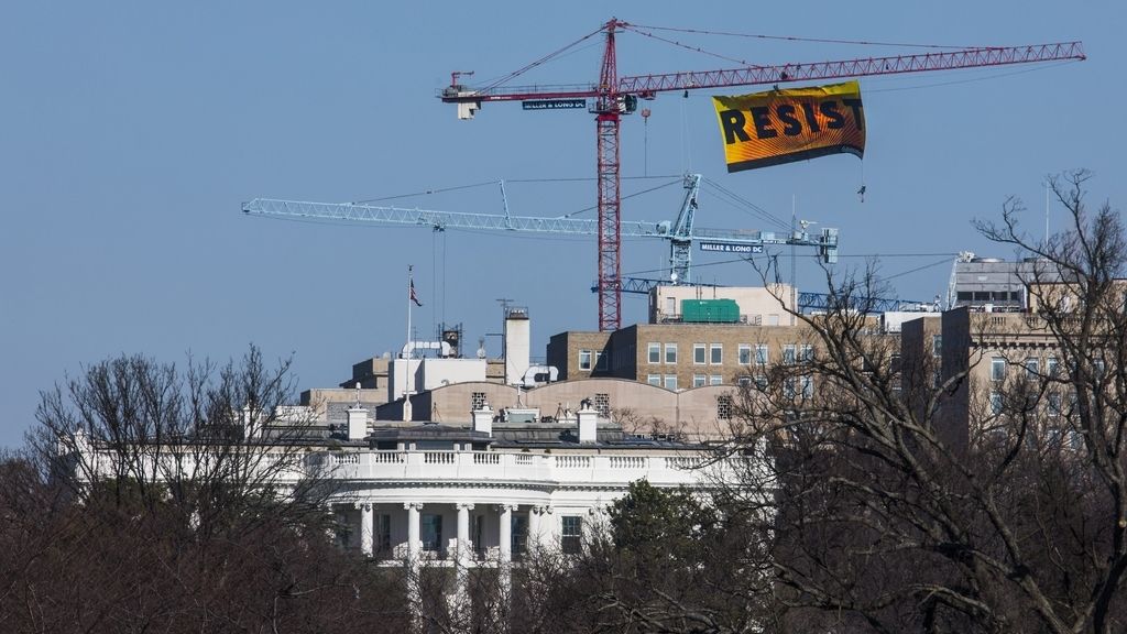 Llamamiento de Greenpeace a resistir a Trump en las cercanías de la Casa Blanca