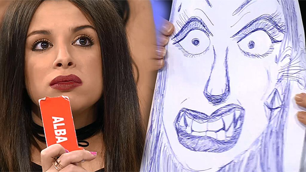 Daniela se atreve con una caricatura de Alba