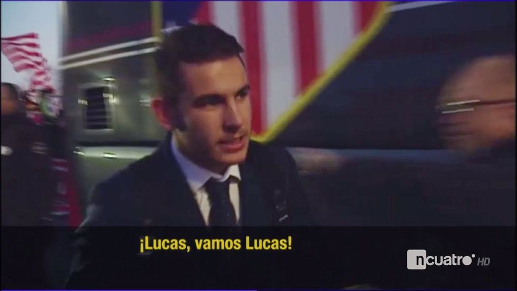 Lucas Hernández, aclamado por la afición atlética: “¡Grande Lucas, grande!”