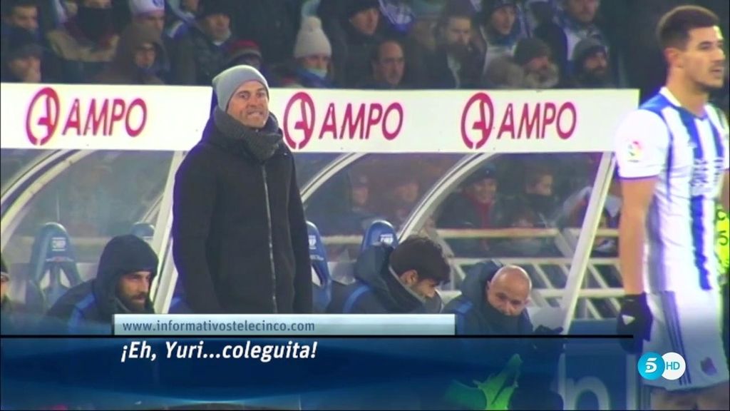 Así increpó Luis Enrique a Yuri tras su fea acción a Messi en el partido de Copa