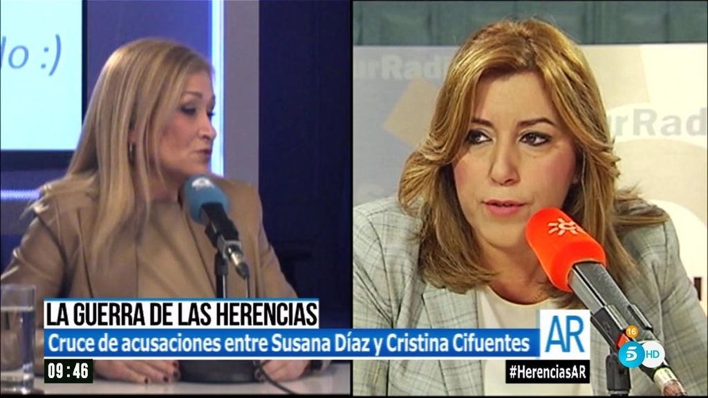La batalla entre Cristina Cifuentes y Susana Díaz por los impuestos de sucesión