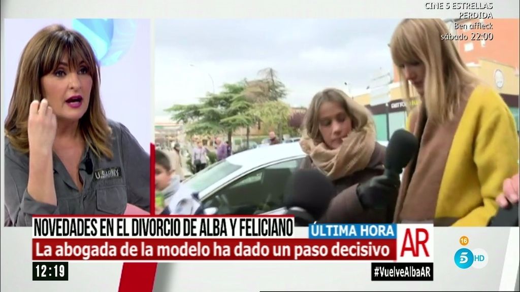 B. Cortázar: "Alba Carrillo no pedirá pensión, quiere un divorcio de mutuo acuerdo"