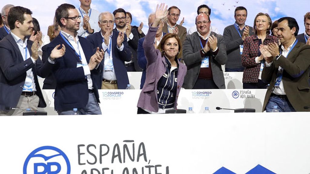 Rajoy sigue confiando en Cospedal como secretaria general del PP