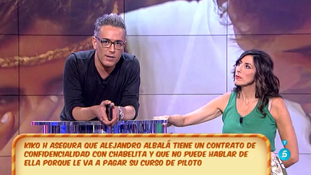 Alejandro Albalá no puede hablar porque firmó un contrato de confidencialidad con Chabelita, según Kiko H.