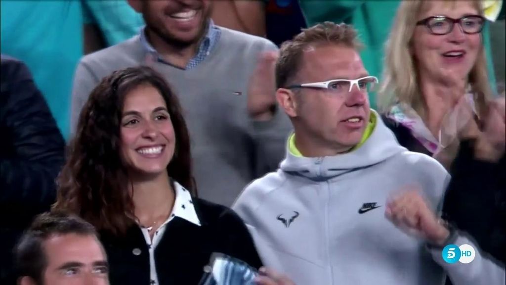 ¡Sonrisa y emoción! La alegría de Xisca, la novia de Rafa Nadal, tras su victoria