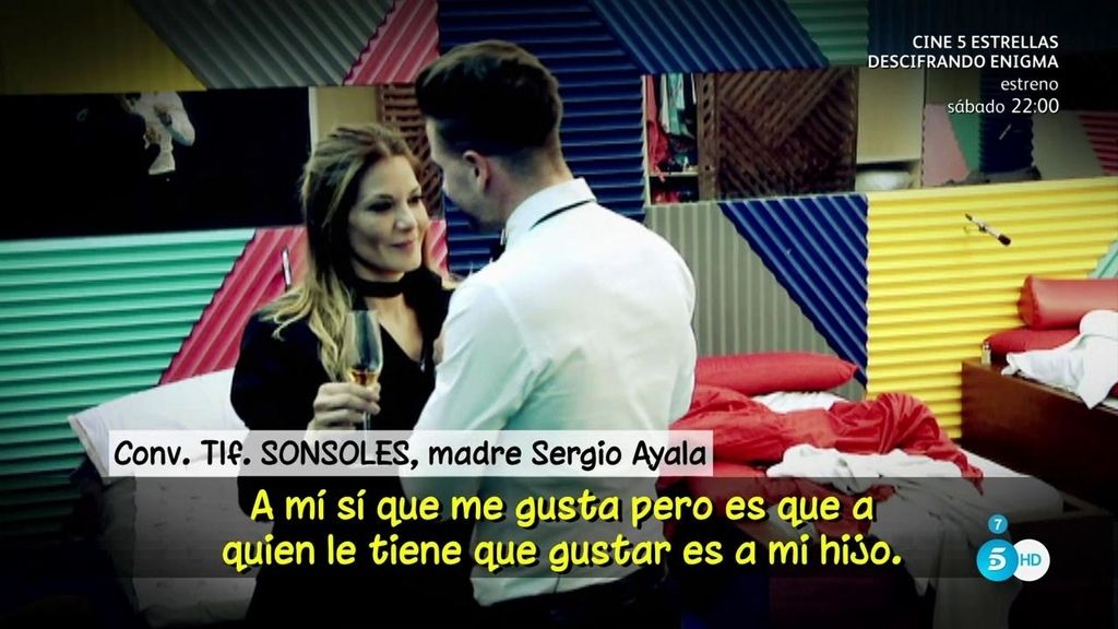 Sonsoles, la madre de Sergio Ayala ve "fenomenal" a su hijo con Ivonne pero dice: “Enamorado, enamorado no está”