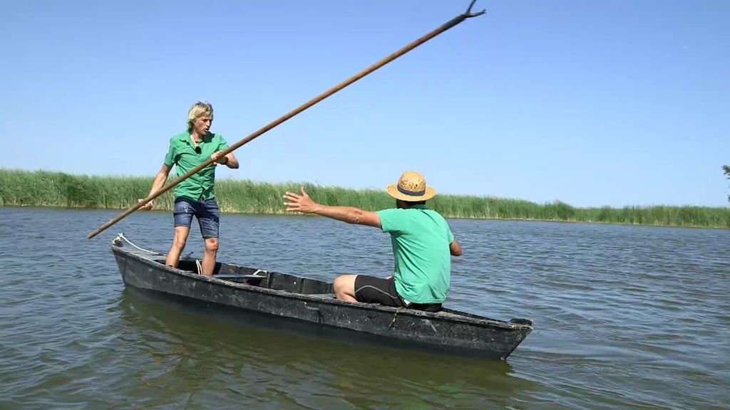 ¡Por fin! Jesús Calleja aprende a perchar en el Delta del Ebro